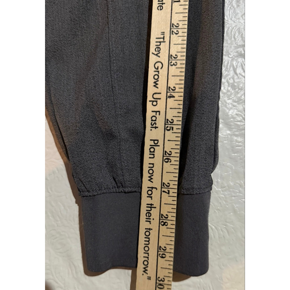 Women's ClimateRight by Cuddl Duds Grey Heather Joggers S Pockets Athleisure - Picture 8 of 9
